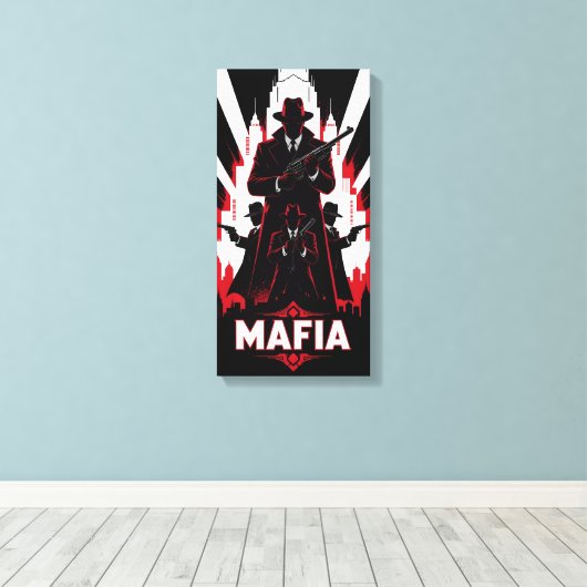 Der rote Eid Leinwanddruck (Insitu (Holzboden))