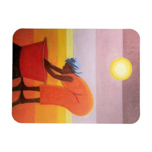 Der rote Eimer 2002 Magnet (Horizontal)