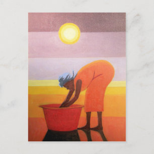 Der rote Eimer 2002 Postkarte