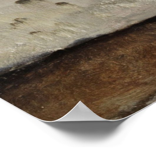 Der rote Fan Poster (Ecke)