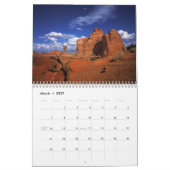 Der rote Felsen-Gewohnheit Druckkalender Kalender (Mär 2027)