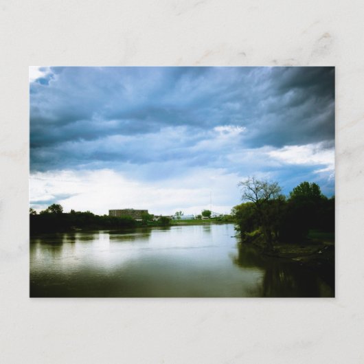 Der Rote Fluss Lomo - Stilvolle Postkarte (Vorderseite)