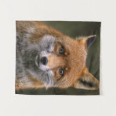 Der rote Fuchs Wandteppich (Vorderseite (Horizontal))