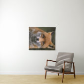 Der rote Fuchs Wandteppich (Beispiel (Horizontal))