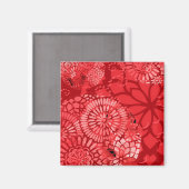DER ROTE GARDEN MAGNET (Vorderseite/Rückseite)