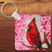 DER ROTE KARDINAL SCHLÜSSELANHÄNGER (Vorderseite)