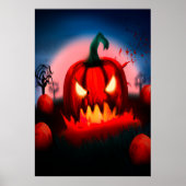 Der rote Kürbis kommt für dich | AI Art Poster (Vorne)