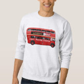Der rote London-Bus Sweatshirt (Vorderseite)
