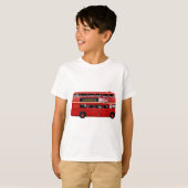 Der rote London-Doppeldecker-Bus T-Shirt (Vorne ganz)