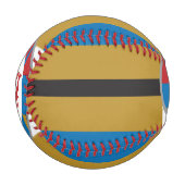 Der rote Löwenbaseball Baseball (Vorderseite Links)