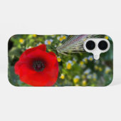 Der rote Mohn iPhone 16 Hülle (Rückseite (Horizontal))