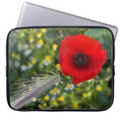 Der rote Mohn Laptopschutzhülle (Vorderseite)
