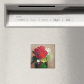 Der rote Mohn Magnet (In Situ (Geschirrspüler))