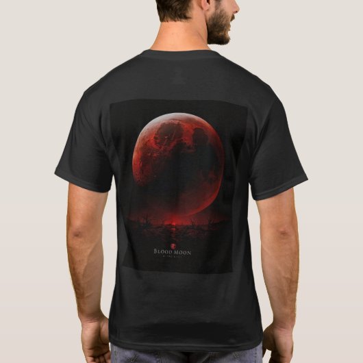 Der rote Mond T-Shirt (Rückseite)