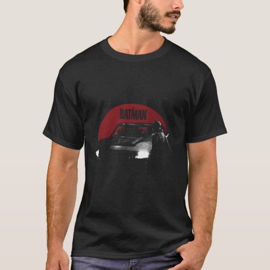 Der rote Mond von Bat Batmobile T-Shirt (Vorderseite)