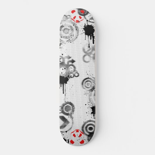 Der rote Panda Z.Board Skateboard (Vorderseite)