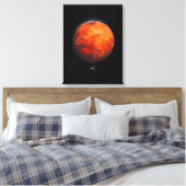 Der Rote Planet: Mars Aquarell Leinwanddruck (Insitu (Schlafzimmer))