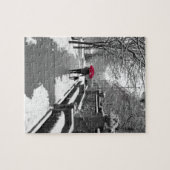 Der rote Regenschirm Puzzle (Horizontal)