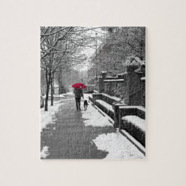 Der rote Regenschirm Puzzle