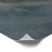 Der rote Schal – Helligkeit in der Stille Poster (Ecke)