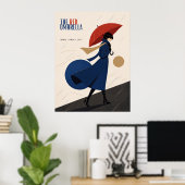 der rote Schirm Poster (Heimbüro)