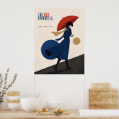 der rote Schirm Poster (Küche)