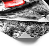 der rote Sitz Poster (Ecke)