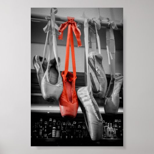 Der rote Slipper Poster (Vorne)