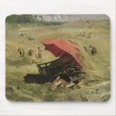 Der rote Sonnenschutz, c.1860 Mousepad (Vorne)