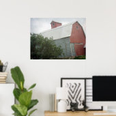 Der rote Stall Poster (Heimbüro)