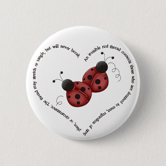 Der rote Thread Button (Vorderseite)