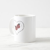 Der rote Thread Kaffeetasse (Vorderseite Links)