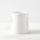 Der rote Thread Kaffeetasse (Mittel)