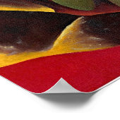 Der rote Tulip Poster (Ecke)