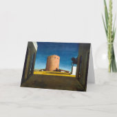 Der Rote Turm | Giorgio de Chirico | Karte (Vorderseite)