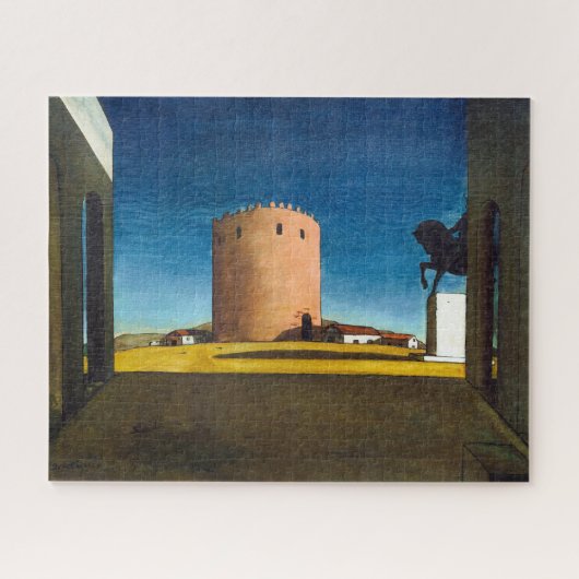 Der Rote Turm | Giorgio de Chirico |  Puzzle (Horizontal)
