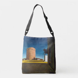 Der Rote Turm | Giorgio de Chirico | Tragetaschen Mit Langen Trägern