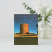 Der rote Turm von Giorgio de Chirico 1913 Postkarte (Stehend Vorderseite)