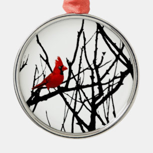 Der Rote Vogel von Leslie-Paprikaschoten Ornament Aus Metall