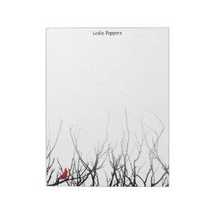 Der Rote Vogel von Leslie Peppers Notizblock