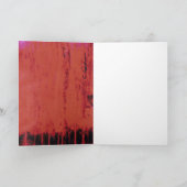 Der Rote Wald #3 Feiertagskarte (Innenseite)