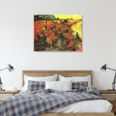 Der Rote Weinberg von Vincent van Gogh. Leinwanddruck (Insitu (Schlafzimmer))