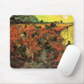 Der Rote Weinberg von Vincent van Gogh Mousepad (Mit Mouse)
