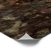 Der Rote Weinberg von Vincent van Gogh Poster (Ecke)