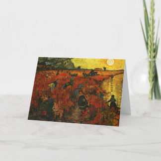 Der Rote Weingarten in Arles Karte