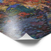 Der Rote Weingarten | Vincent van Gogh | Fotodruck (Ecke)