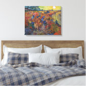 Der Rote Weingarten | Vincent van Gogh | Leinwanddruck (Insitu (Schlafzimmer))