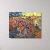 Der Rote Weingarten | Vincent van Gogh | Leinwanddruck (Vorderseite)