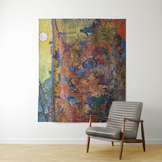 Der Rote Weingarten | Vincent van Gogh | Wandteppich (Beispiel)