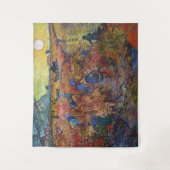 Der Rote Weingarten | Vincent van Gogh | Wandteppich (Vorderseite)